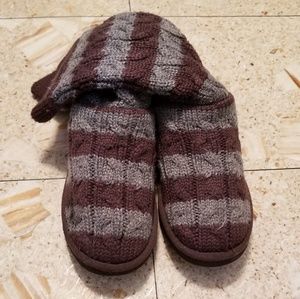 Knit UGG boots